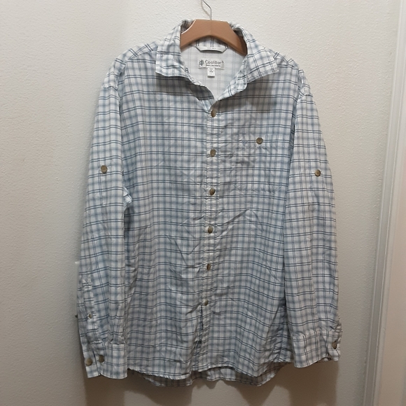 Coolibar Coolmesh Upf Button-down Lonng Sleeve